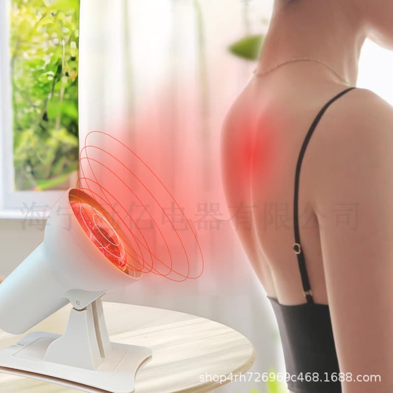 Foreign Trade Cross-Border Desktop Infrared Therapy Heating Lamp Adjustable Temperature Timer 110W 150W Beauty Salon Infrared Heating