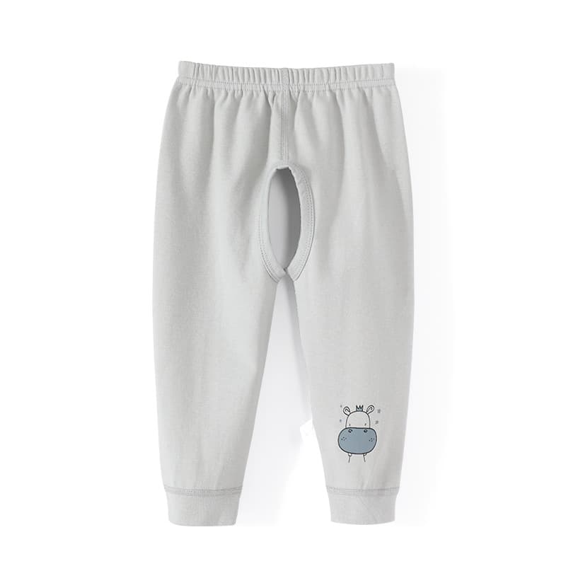Baby Boy Open Crotch Pants Spring Autumn Infant Open Crotch Pants Seamless Children's Long Pants Pure Cotton Toddler Boys Girls Autumn Sleep Pants