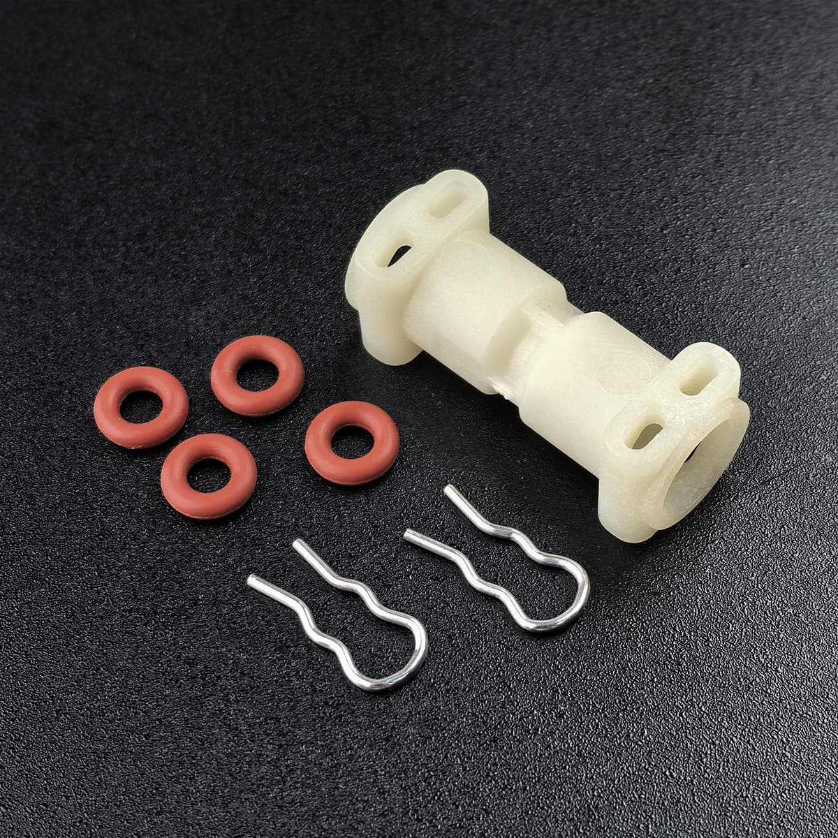 Type I Coffee Machine Line Connector with Silicone Ring and Clip, Compatible with Jura Coffee Machines