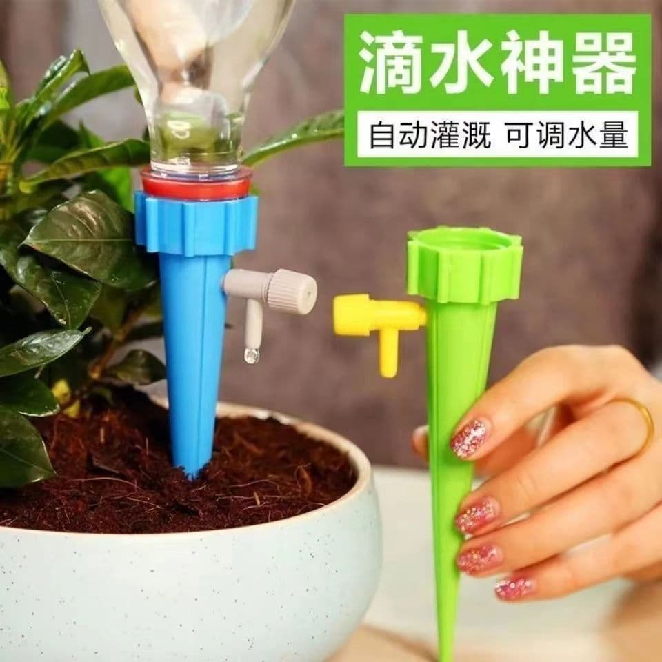 Automatic Plant Waterer Lazy Watering Tool Self-Drip Irrigation Waterer Soaker Timer Adjustable Watering Device