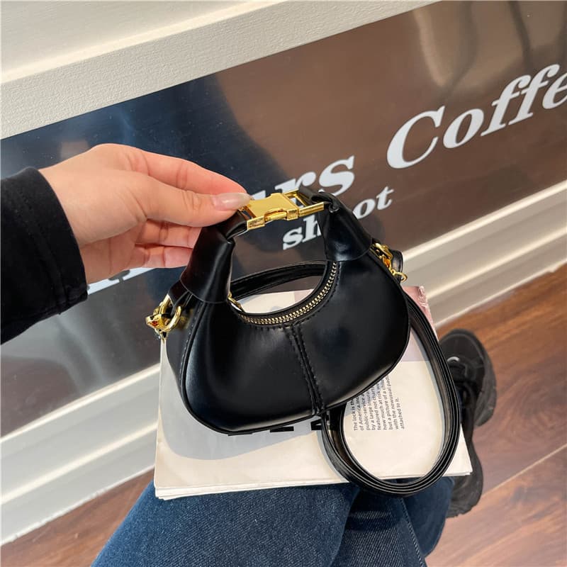 2025 Summer Handbag Fashion Simple Stylish High-End Feel Handheld Small Bag Women Niche Mini Crossbody Bag Trendy