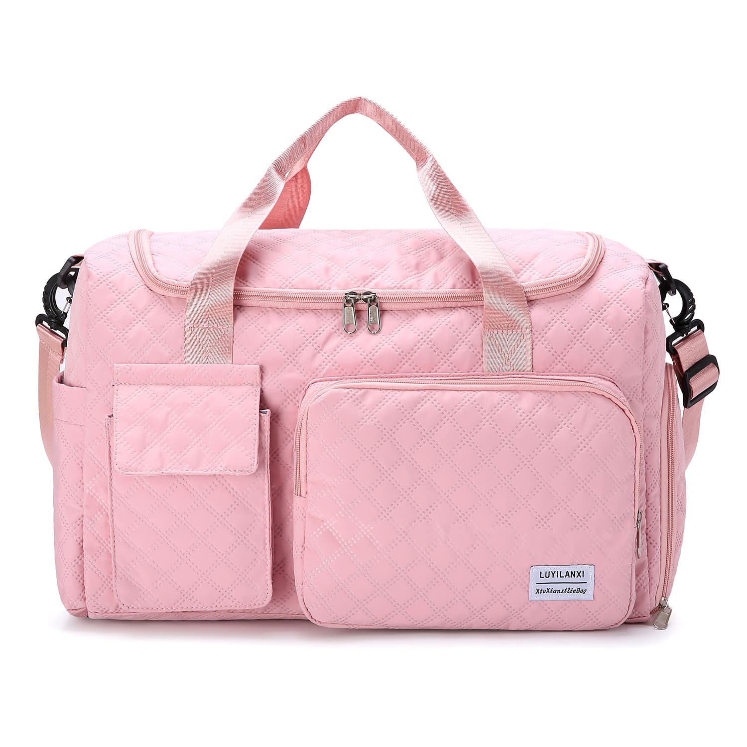 Large Capacity Multi-Pocket Travel Bag with Shoe Compartment, Training Swimming Gym Bag, Multifunctional Yoga Dance Bag, Luggage Bag