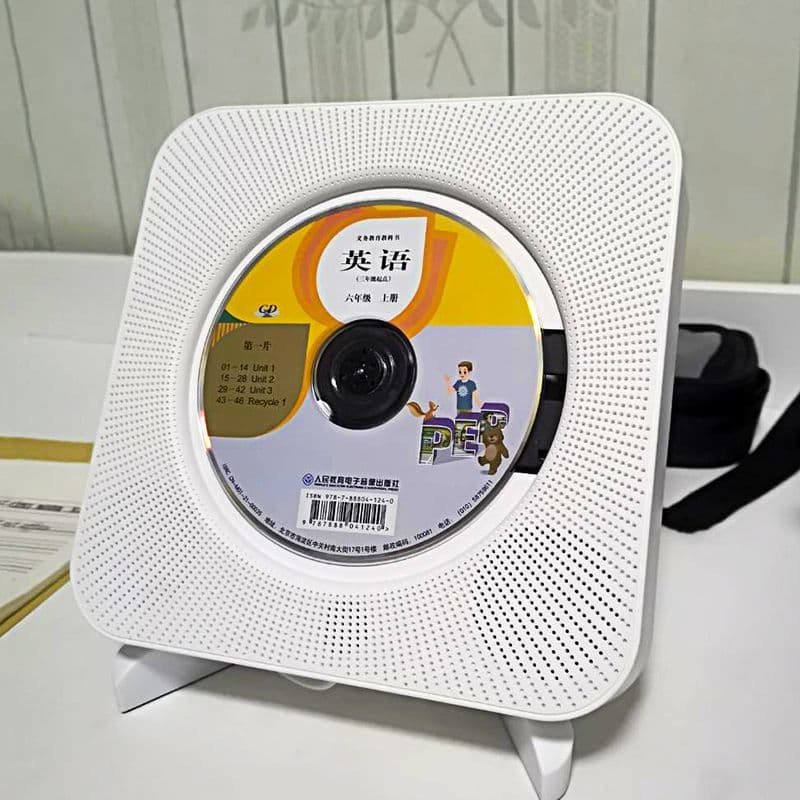 Wall-mounted CD player Bluetooth retro vinyl CD player album player portable new factory supply wholesale