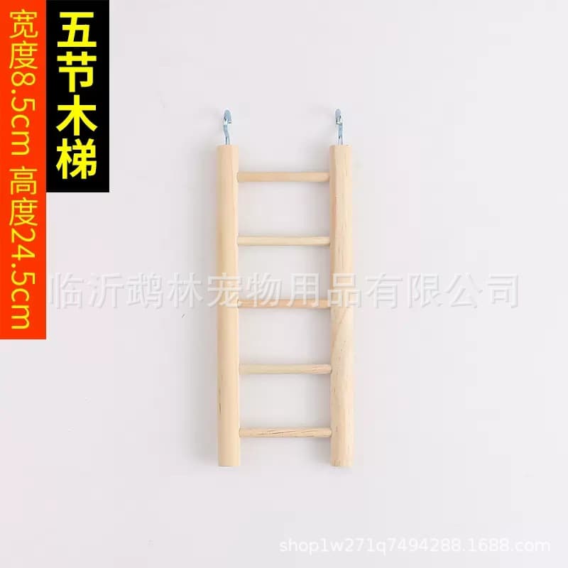 Parrot Toy Bird Supplies Colorful Swing Ladder Climbing Ladder for Budgie Lovebird Decoration Nail Grinding Perch Bird Cage Accessories