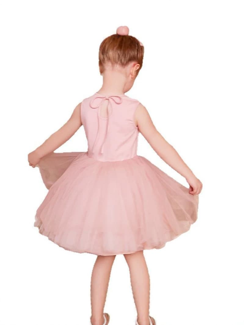 Girls' Dress 2026 Spring New Arrival Star Print Princess Dress for Baby Girls Flower Girl Gown