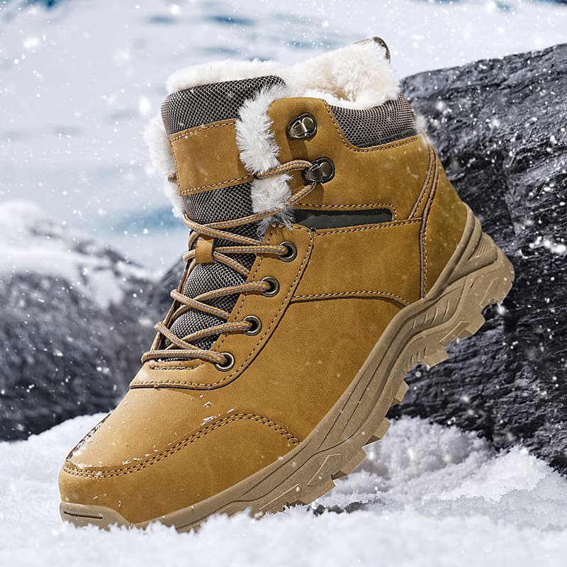 Winter High-Top Snow Boots Men Outdoor Sports Shoes Cross-Border Large Size Men's Cotton Shoes TEMU Shein Available for Drop Shipping