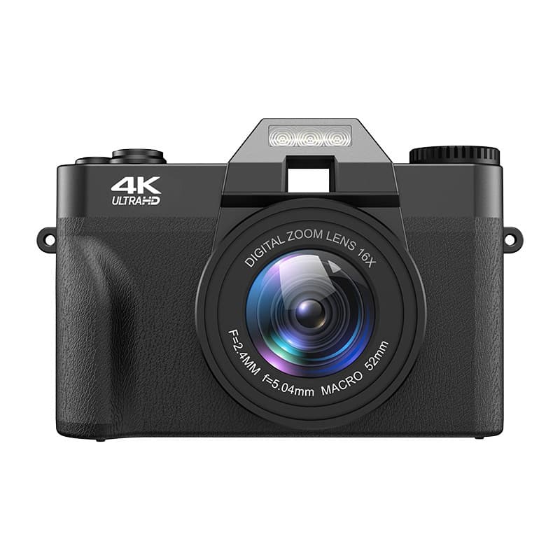 HD 4K Digital Camera Mirrorless Retro with WiFi, Student Digital Camcorder for Vlogging