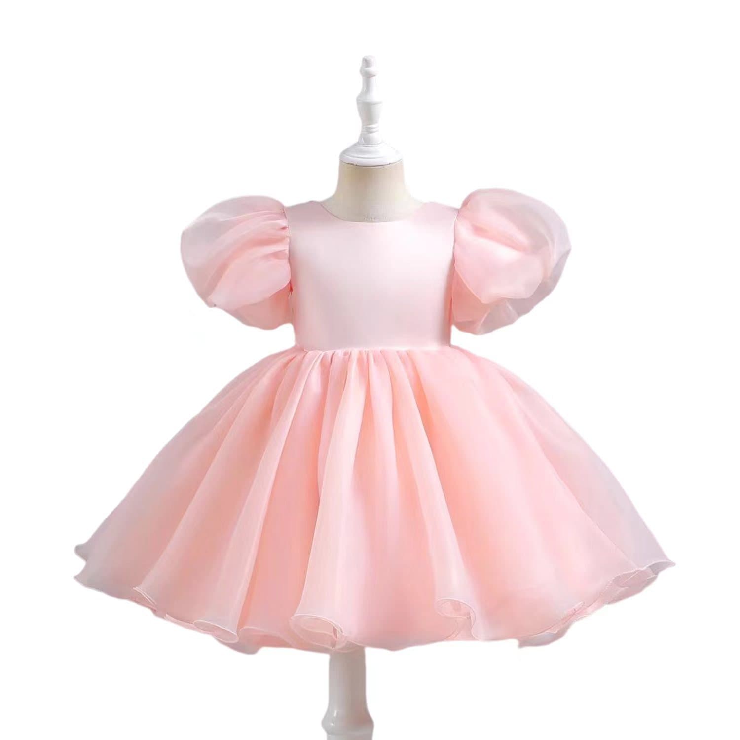 Girls' Dress Cotton Blend Children's Formal Wear 2025 New Princess Dress Girls' Party Dress High-End Wholesale