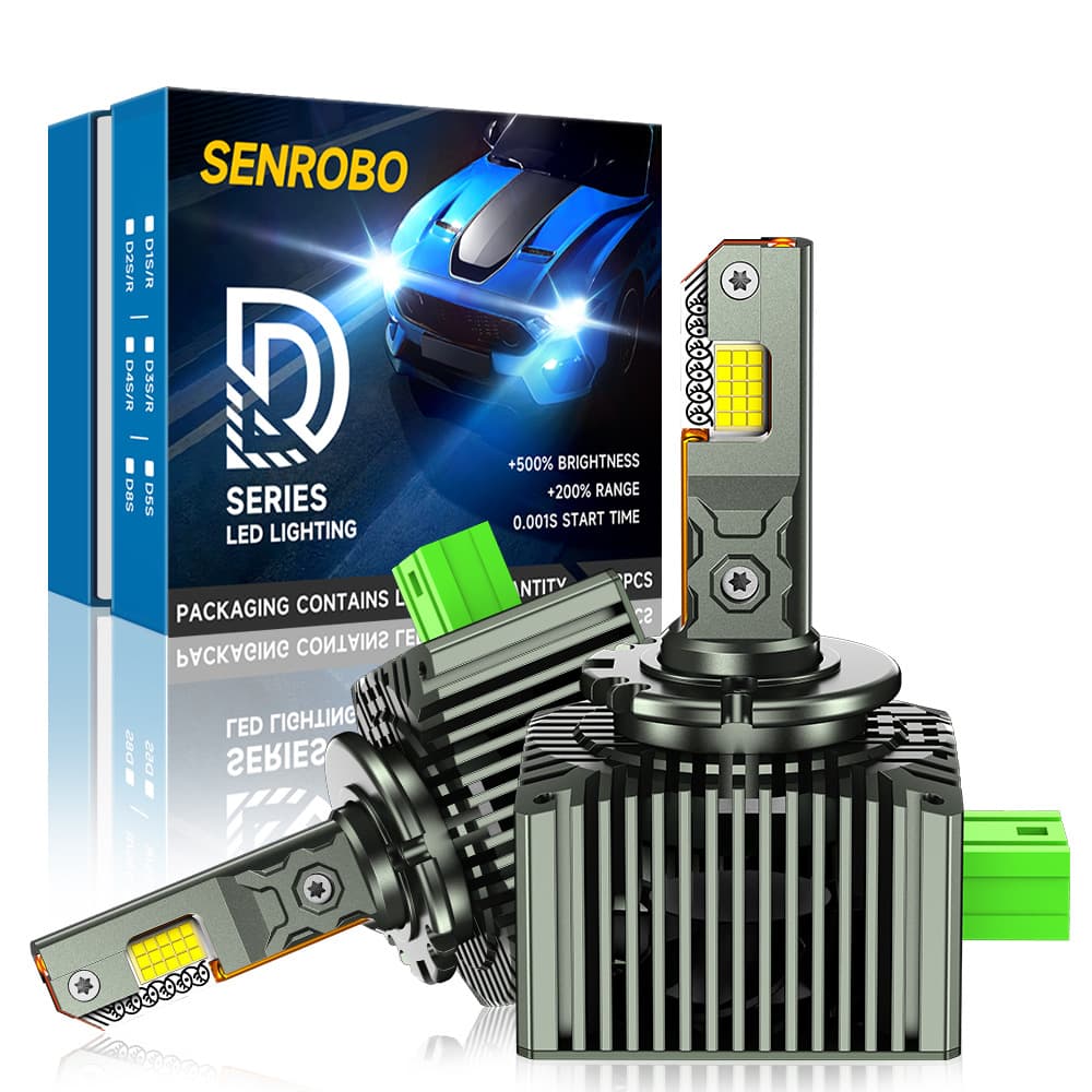 New D-Series LED Car Headlight with Four Copper Tubes LED D1S D2S D3S D4S D5S D8S D-Series Headlight