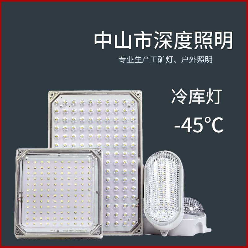 Low Voltage DC AC12V-48V Moisture-Proof Explosion-Proof Low Temperature Freezer Ice Storage Refrigerator Triple-Proof Light, LED Cold Storage Light Factory