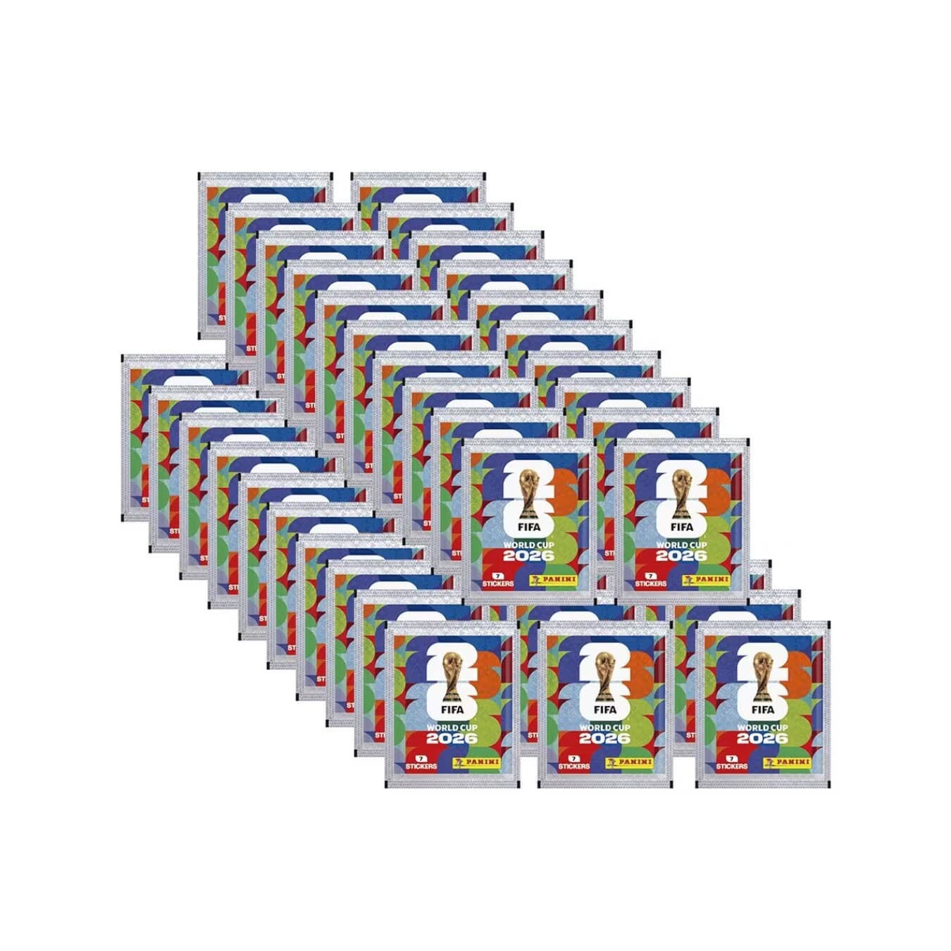 50pcs Full Box 2026 World Cup Sticker Pack Collector Album Star Player Cards Creative Gift Stickers
