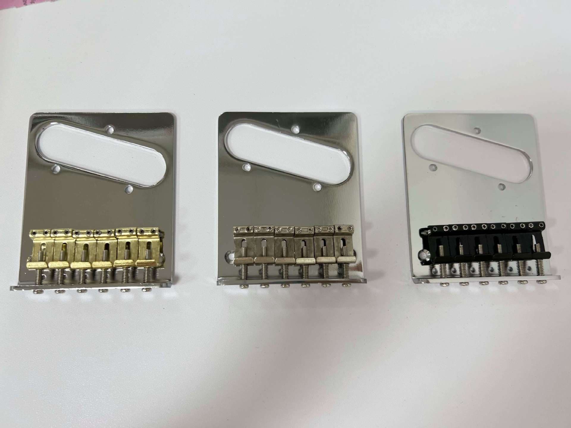 Electric Guitar String Retainer 6-String TL Bridge Electric Guitar Tailpiece 6ST Metal String Retainer Silver Black Gold