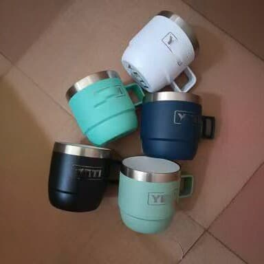 Cross-border 304 ceramic stainless steel thermos cup 6oz high-looking coffee cup