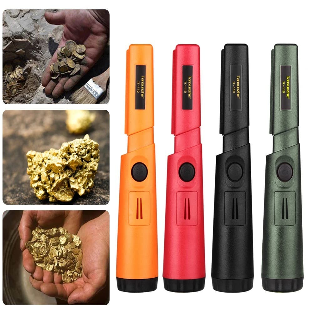 New Waterproof Handheld Metal Locator Rod Outdoor Treasure Hunting Portable High Sensitivity Gold and Silver Detector