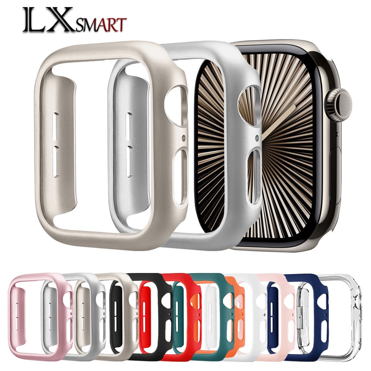 Apple Watch Series PC Frosted Hollow-Out Case, Partial Coverage