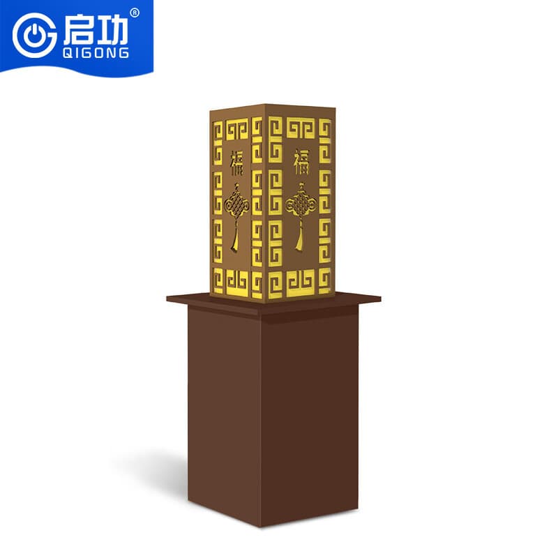 Qigong Rising Bollards, Fully Automatic Hydraulic Anti-collision Posts, Illuminated Electric Vehicle Barriers