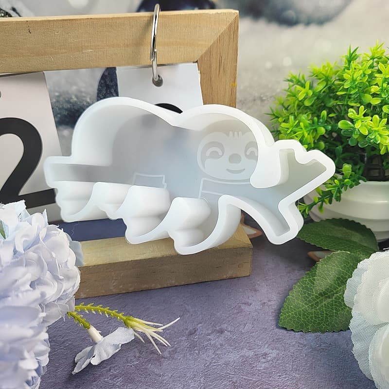 2891 Sloth DIY Love Aromatherapy Mold Wings Lips Car Aromatherapy Candle Silicone Mold