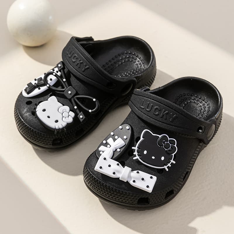 Children's Clog Sandals Summer, Indoor Non-Slip, Cartoon Design, Toddler and Kids' Slippers for Girls and Boys, Beach Sandals