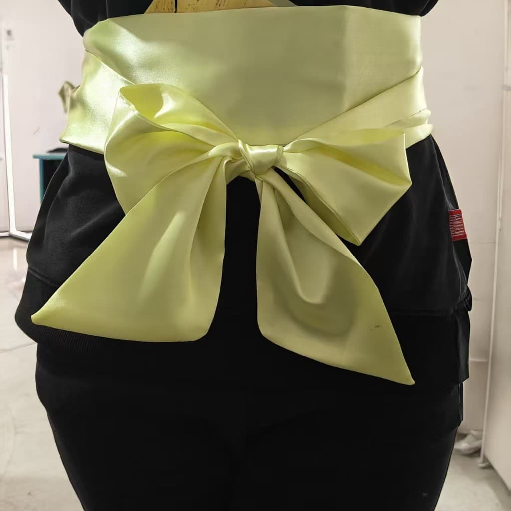 Formal Evening Dress Toast Dress Satin Bow Waist Belt Skirt Waistband for Dress Wedding Dress