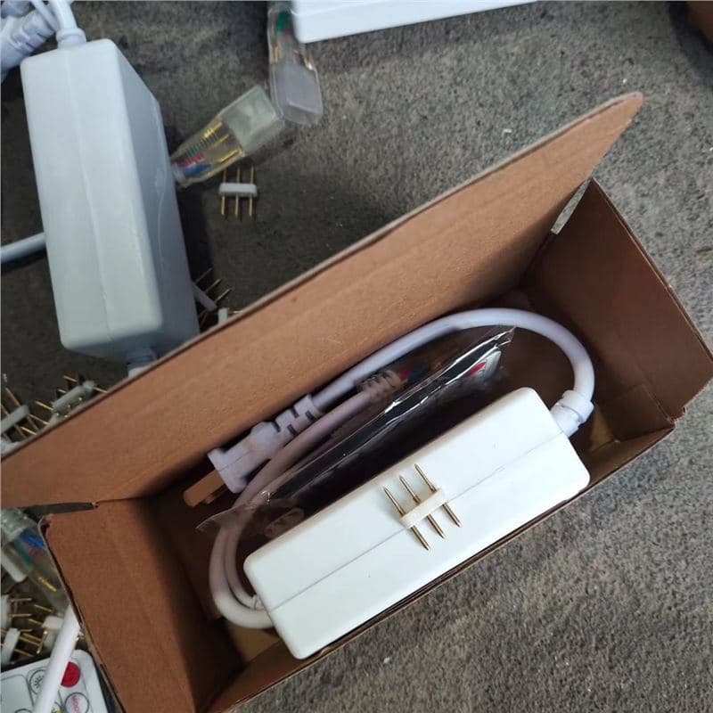 LED Strip Plug Controller 220V Strip Rectifier Connector 2835 Two-Pin Strip Plug
