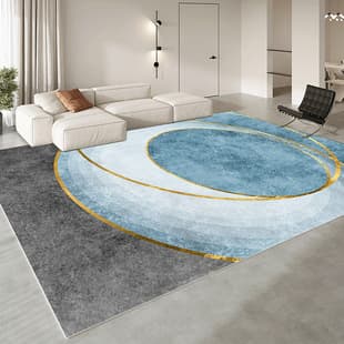 Premium Cream Style Non-Slip Washable Luxury Sofa Coffee Table Bay Window Bedroom Carpet Living Room Floor Mat