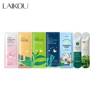 LAIKOU Fen Yi Sleep Mask Face Mask Set, Wash-Free, Smearable, Full English Export