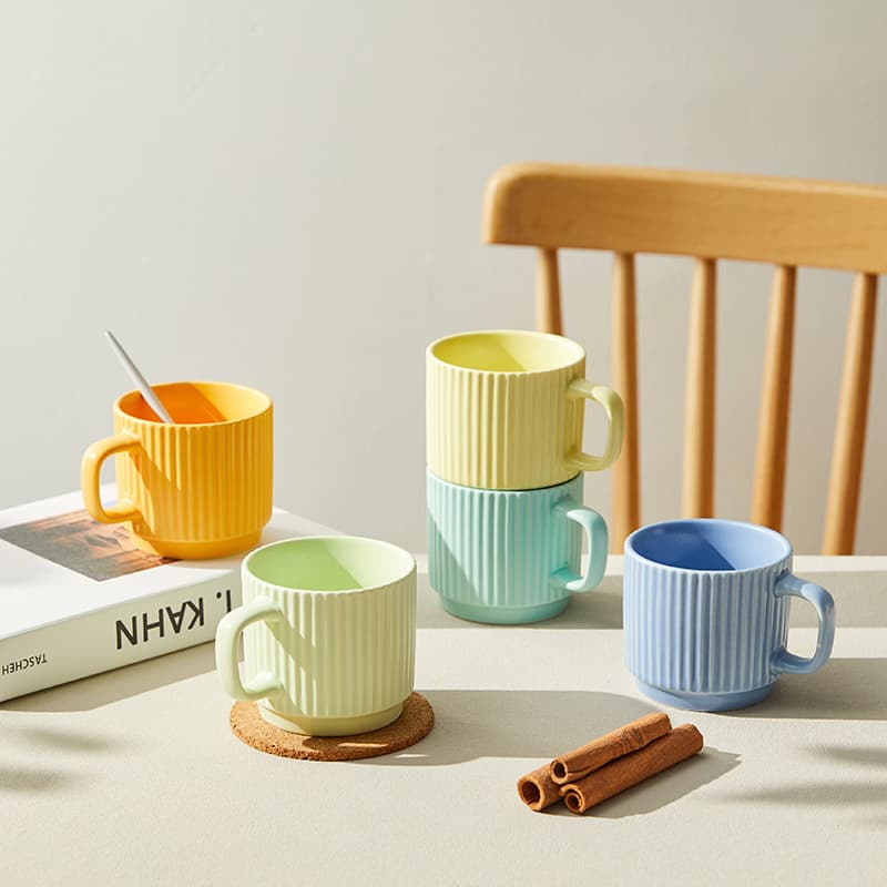 Ceramic Mug Household Water Cup Creative Cup Nordic Minimalist Office Cup High-Appearance Coffee Cup Wholesale Home