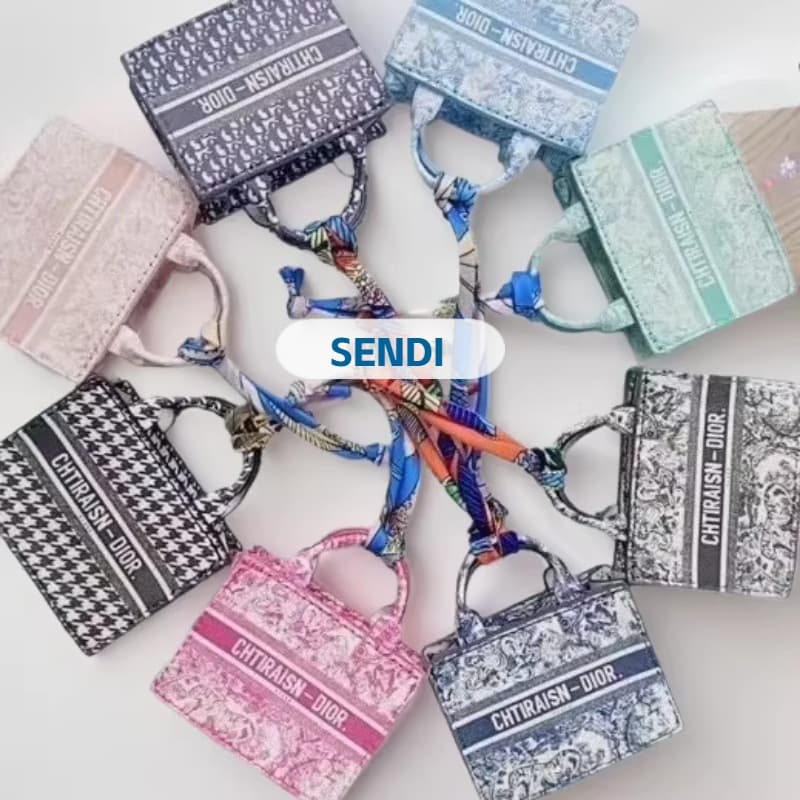 2026 New Model Tote Blind Box Mini Pendant Cute Keychain Car Hanging Ornament Perfume Lipstick Bag