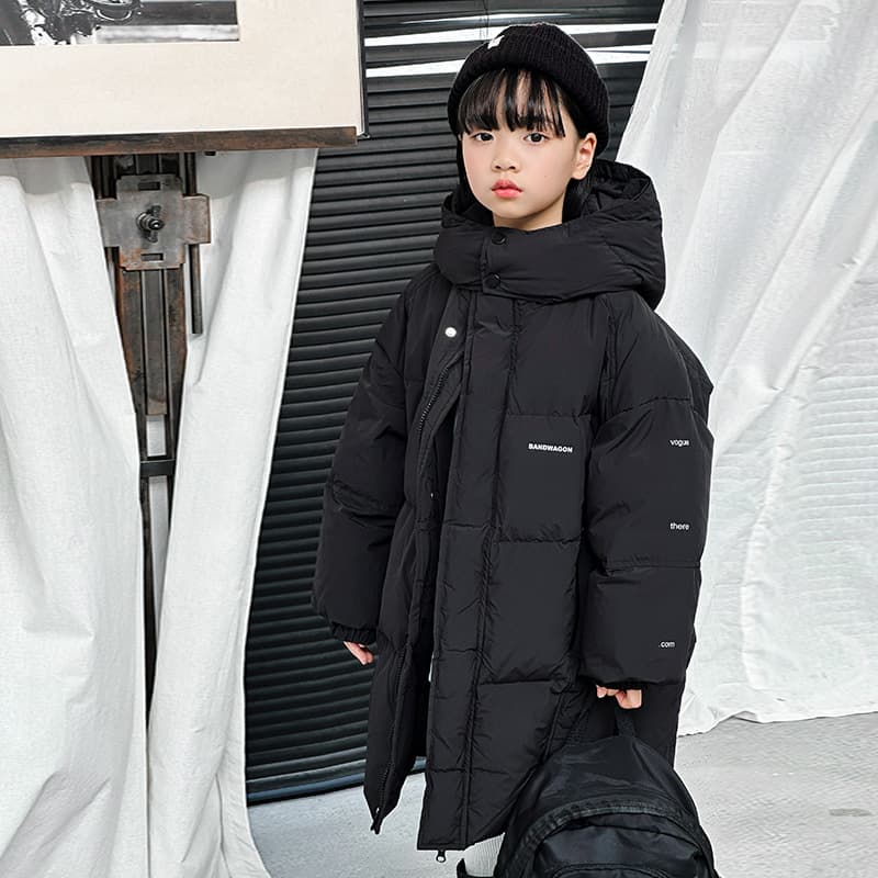 2025 Yoqi Winter New Children's Down Jacket, Thick and Warm Coat, Fashionable Long Down Jacket for Children MZ31