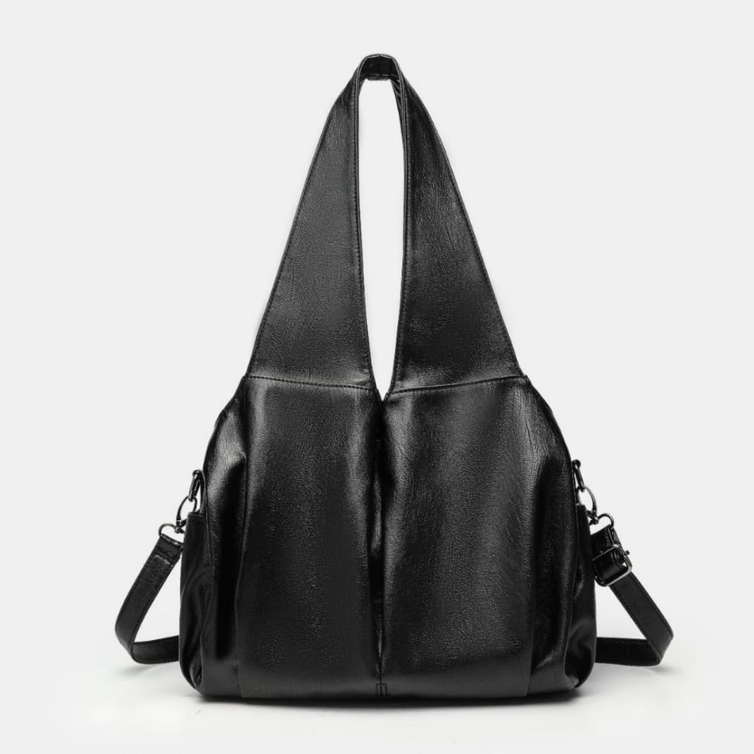 2025 New Trendy Vintage Tote Bag with Premium Soft Leather, Large Capacity Handbag and Shoulder Bag, Motorcycle Style