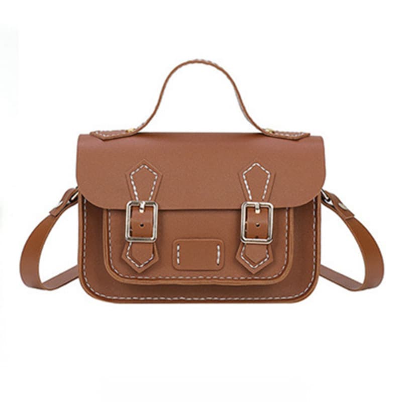 Hot selling diy bag accessories oblique hanging needle hook cross-body Cambridge bag set brown adjustable shoulder bag with handle