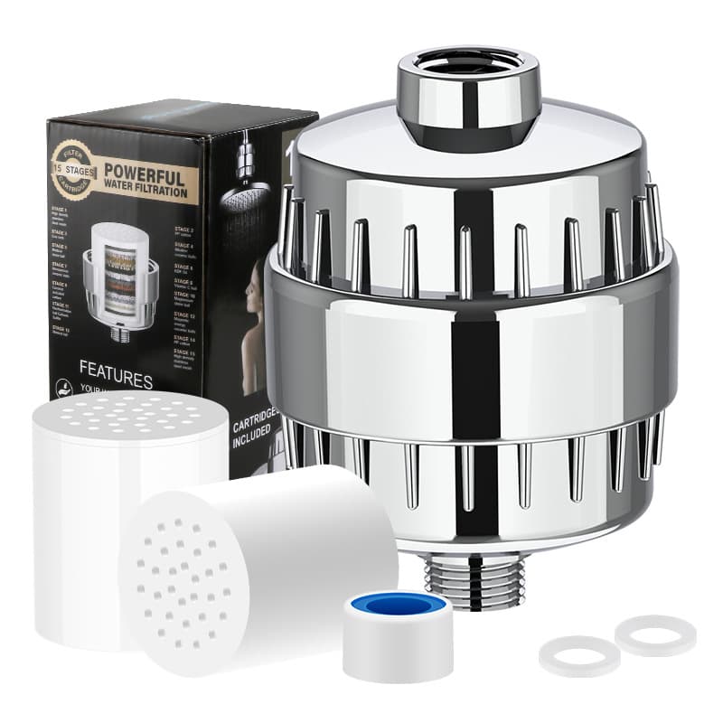 Cross-border E-commerce 15-25 Layer Shower Head Filter Set Bath Filter Water Purifier Shower Purifier