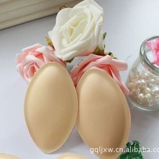Factory Direct Bra Insert Pads Removable Medium Thick Oval Shape
