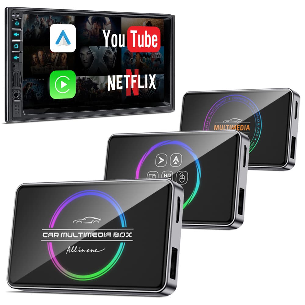 CarPlay to HDMI Input Adapter Car TV Stick Mate 3-in-1 CarPlay