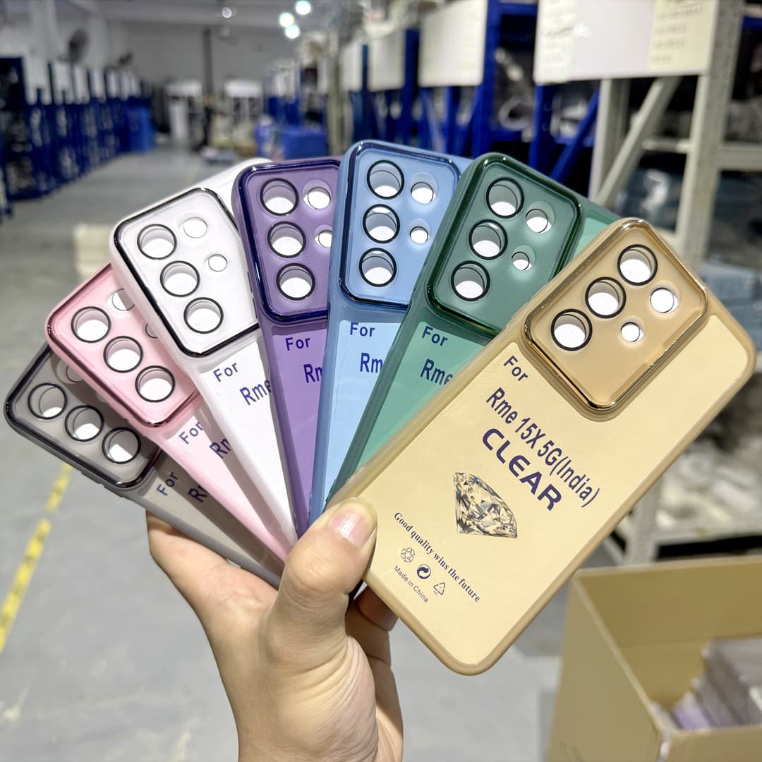 Meitong Color Mirror Shockproof Phone Case for TECNO POVA7 5G, Color Mirror TPU Electroplated Lens Film Soft Case