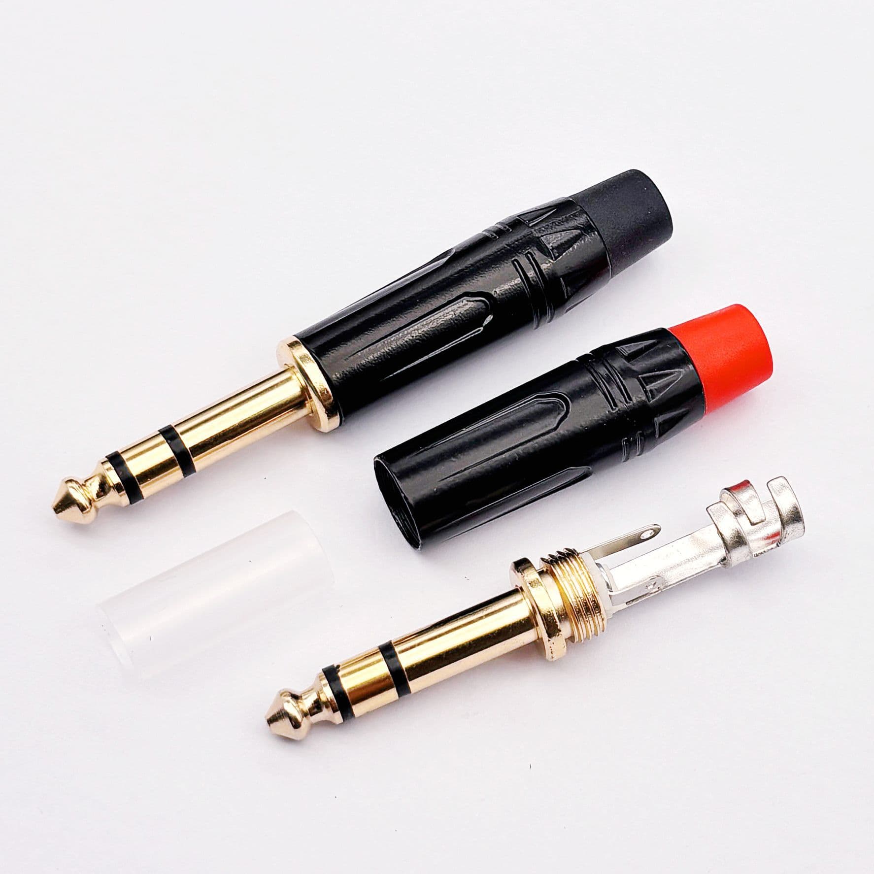 6.35mm Stereo Plug 6.3mm TRS Microphone Plug 6.3mm Solder Audio Plug Microphone Connector