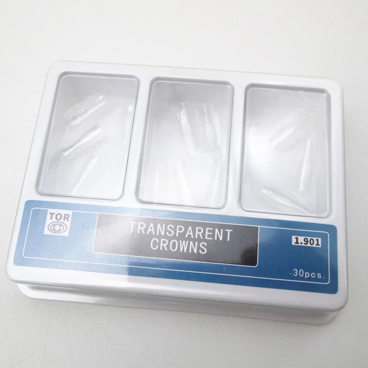 Transparent black triangular arched bean-shaped douban molding piece for dental front teeth Three-dimensional black triangular molding piece for front teeth