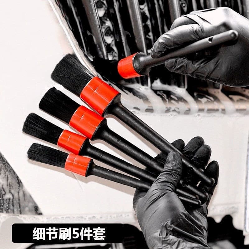 Car interior cleaning tools car wash brush detail brush soft bristle cleaning brush wheel hub interior cleaning brush car use