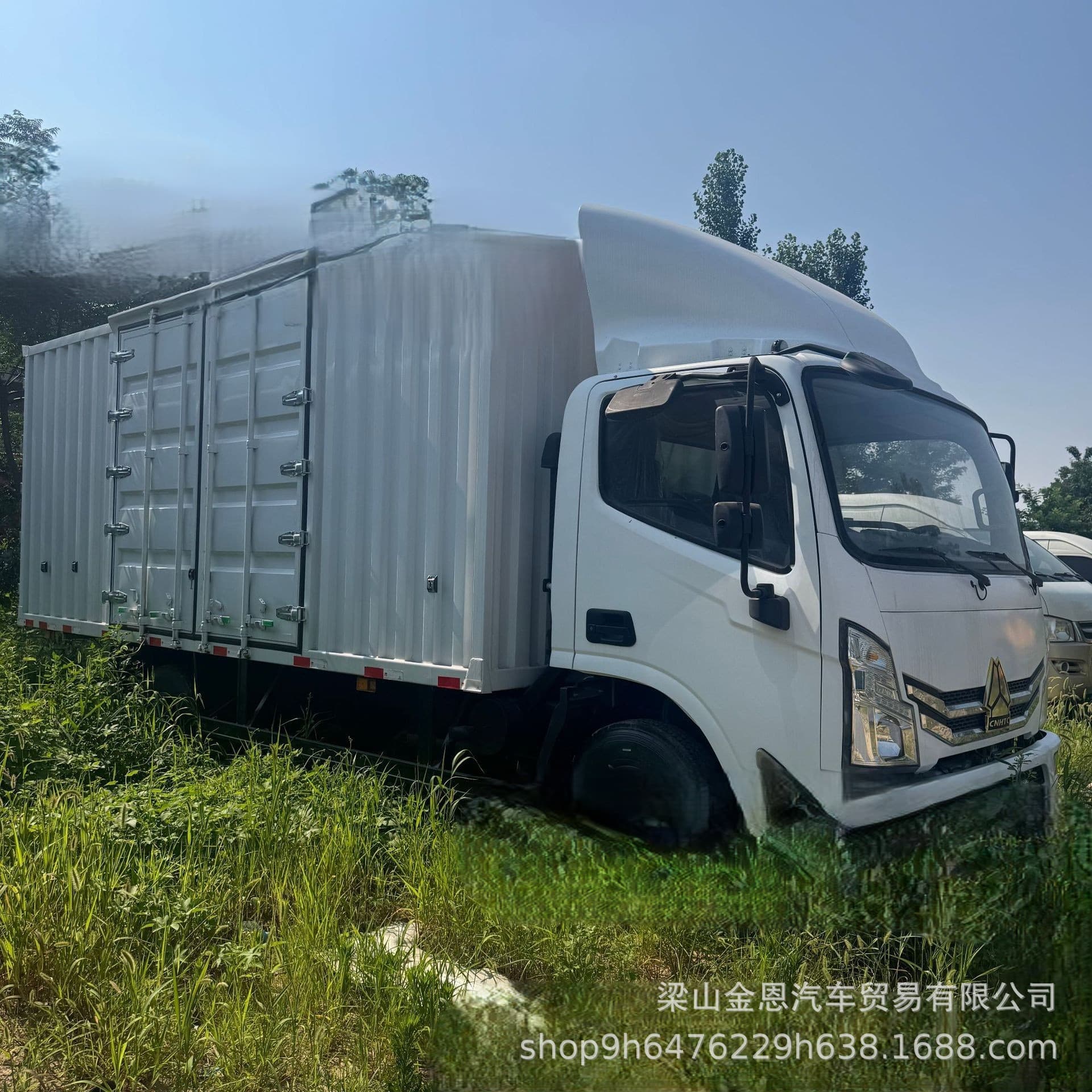 Cross-border Transport Sinotruk HOWO 4.2m Light Truck 5.2m Flatbed Truck Container Transport Truck