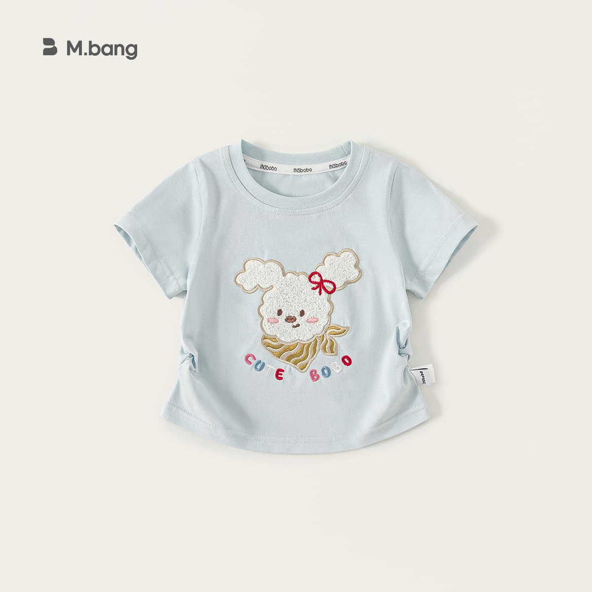Bangxuan Girls Short Sleeve T-Shirt Summer New Cartoon Pattern Kids Clothing Slim Fit Girls Top