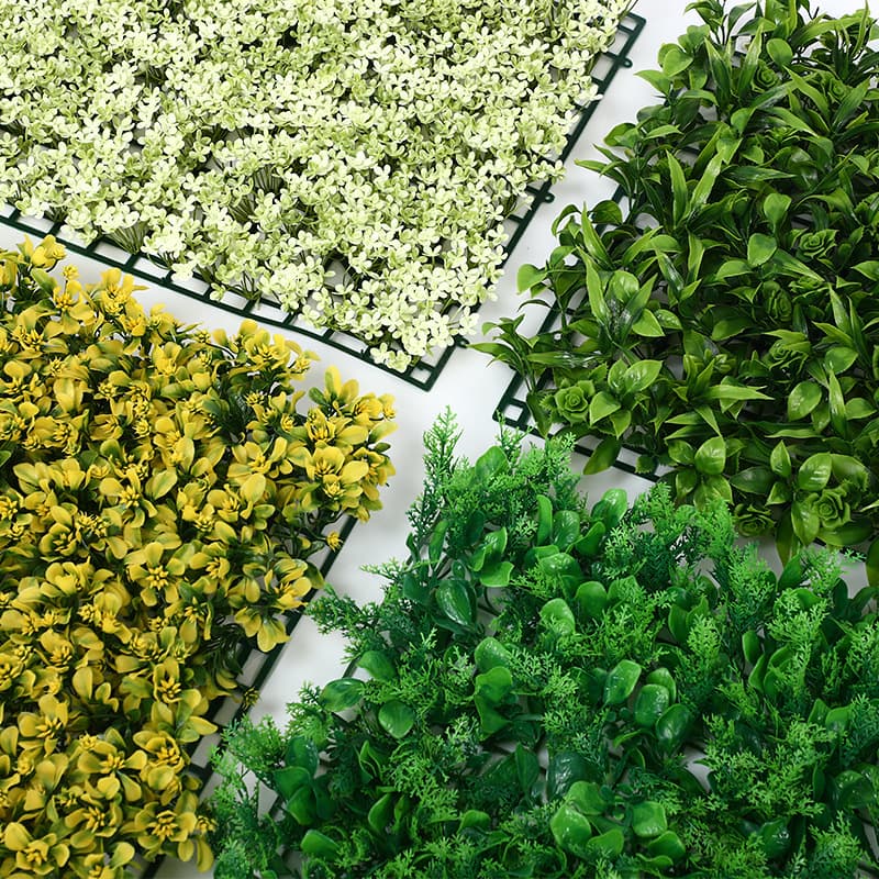 Artificial Plant Wall 3D Green Wall Faux Grass Green Wall Decor Fake Plastic Grass Trendy Wall Panel