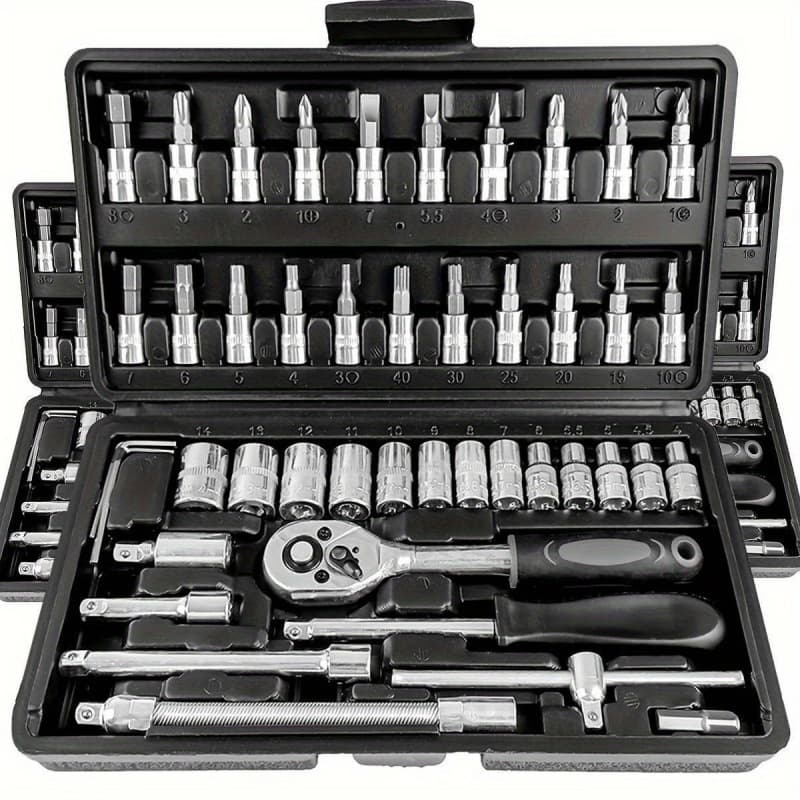 2026 New Cross-border Drop Shipping 46-piece Automotive Mechanical Tool Kit: Cross-border Drop Shipping