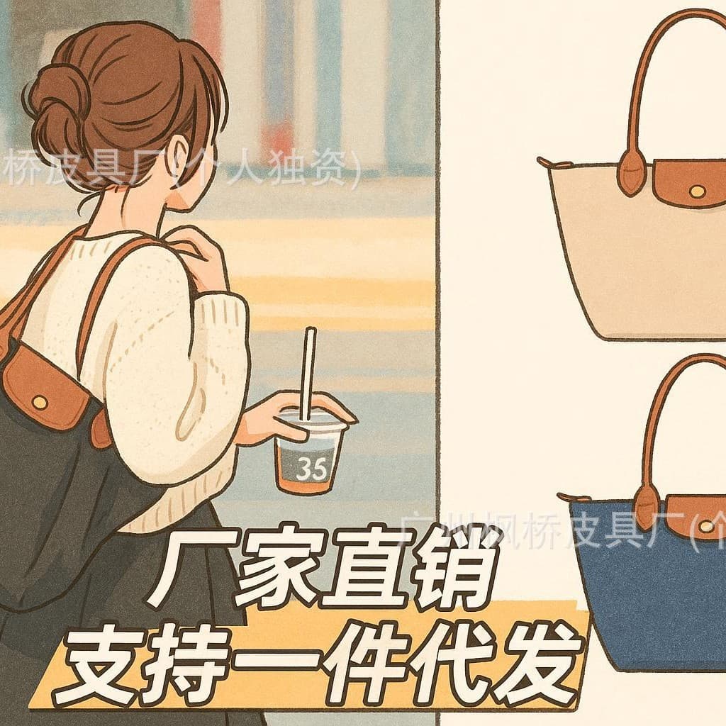 High quality long inlaid nylon tote bag large capacity dumpling bag commuter women's bag casual French anniversary embroidery