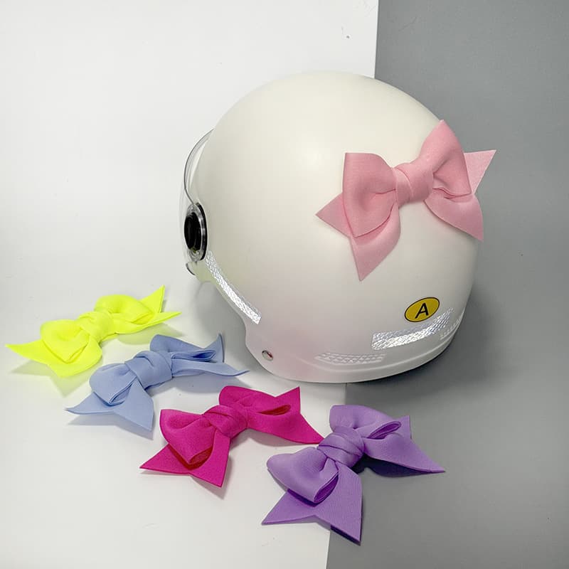 Electric scooter helmet decorations, ear bows, 3D sponge decorations, quick-release Velcro, motorcycle helmet accessories.