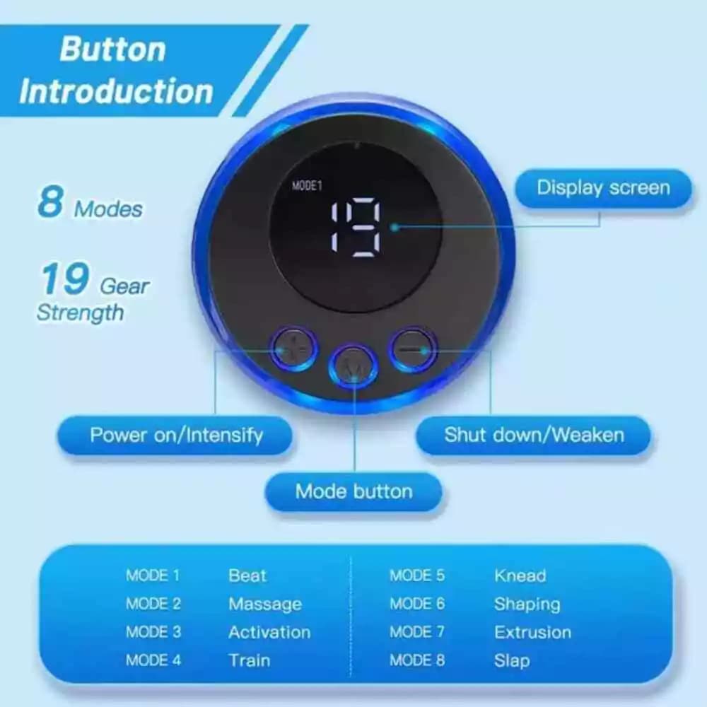 Cross-border EMS Smart Facial Massage Patch Low-Frequency Pulse Eye Massager Lifting and Firming Face V-Shape Beauty Device