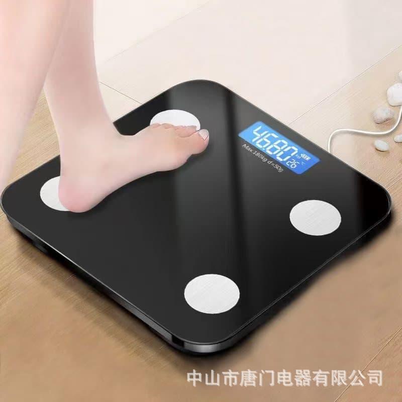 Smart Home Electronic Body Fat Scale with Charging, Bluetooth Connectivity for Weight Loss, Suitable for Children and Adults
