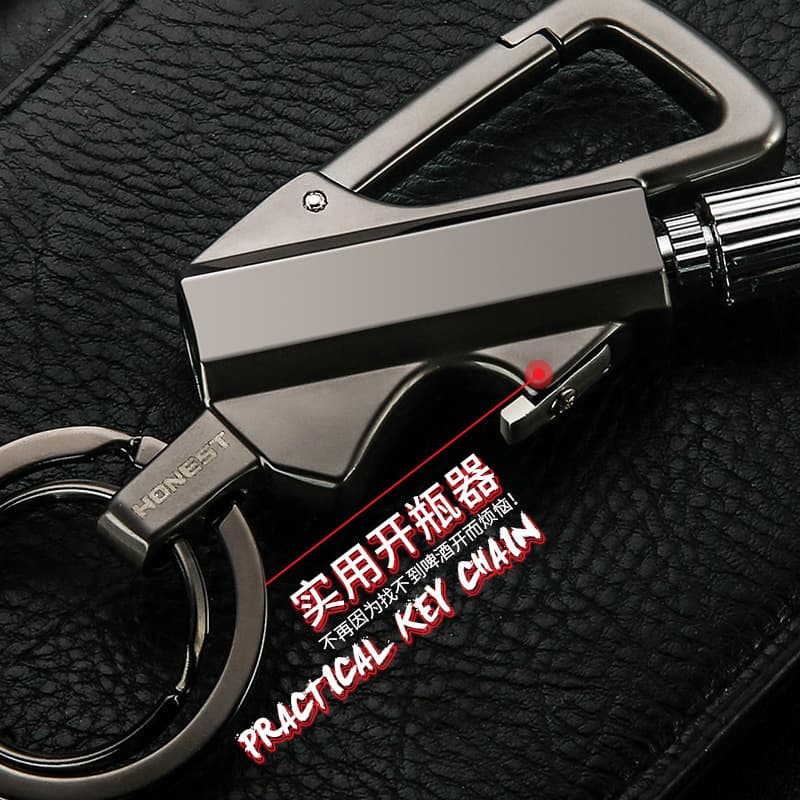 Baicheng BCK2-666 Universal Kerosene Lighter with Multifunctional Keychain, Outdoor Waterproof, Portable Wholesale