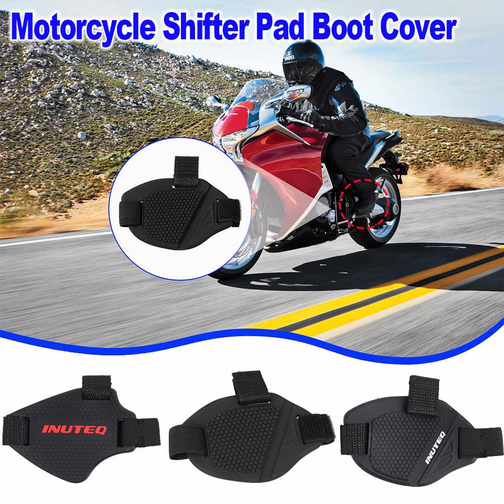 Cross-border Hot Sale Motorcycle Gear Shift Shoe Protector Pad Riding Shift Lever Pad Honeycomb Anti-Slip Shoe Upper Protection Shift Shoe