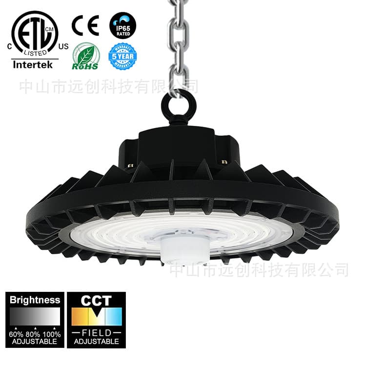 Hot-selling cross-border radar sensor industrial light, smart sensor garage light, warehouse light, ceiling light, factory direct