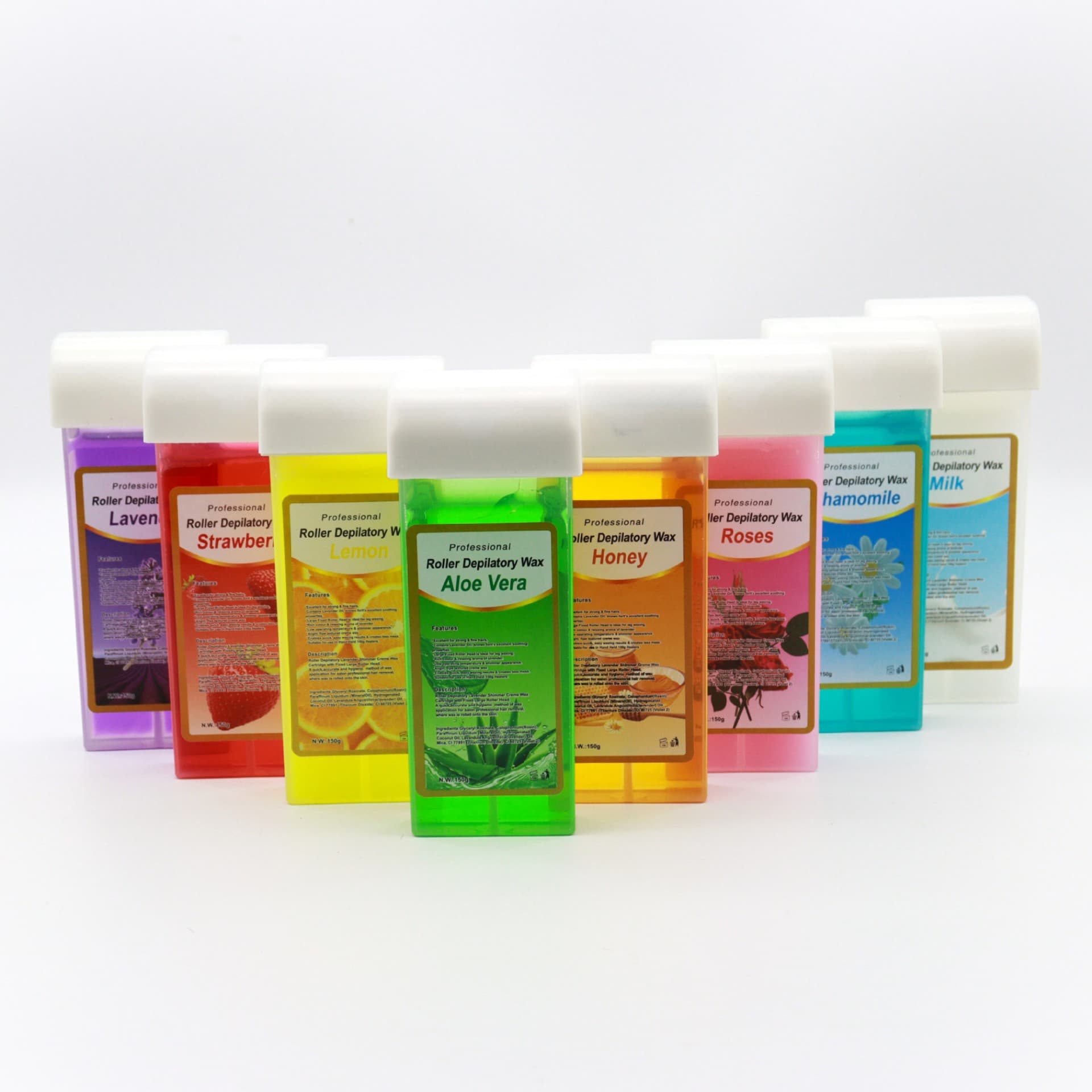 Cross-Border In-Stock 150g Portable Beeswax Handheld Roll-On Wax for Body Cleansing, Moisturizing, and Hair Removal